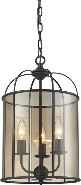 Fenton 3 Light Chandelier In Oil Rubbed Bronze