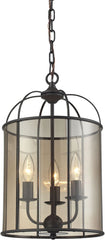 Fenton 3 Light Chandelier In Oil Rubbed Bronze