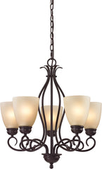 Chatham 5 Light Chandelier In Oil Rubbed Bronze