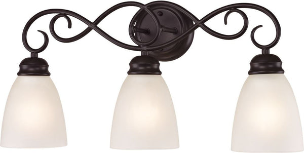 Chatham 3 Light Bath Bar In Oil Rubbed Bronze