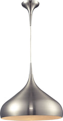 Lindsey 1 Light Pendant In Satin Nickel