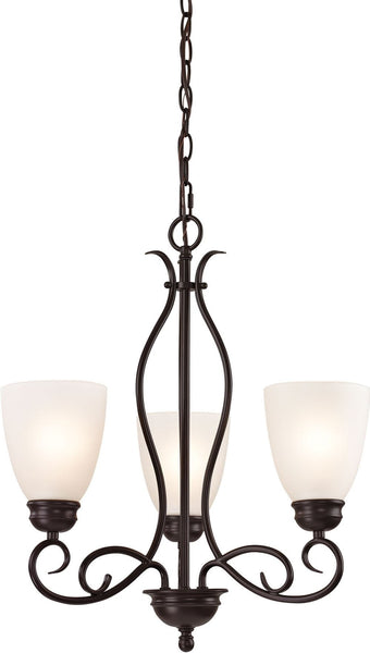 Chatham 3 Light Chandelier In Oil Rubbed Bronze