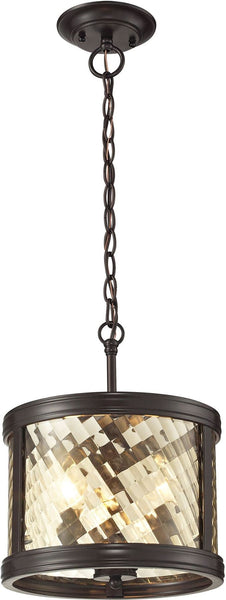 Chandler 3 Light Pendant In Oil Rubbed Bronze