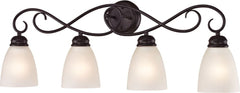 Chatham 4 Light Bath Bar In Oil Rubbed Bronze