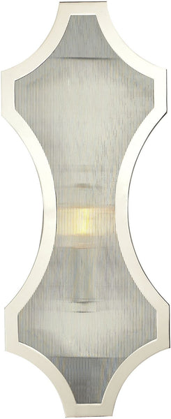 Benicia 1 Light Wall Sconce In Polished Nickel