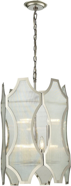 Benicia 6 Light Pendant In Polished Nickel