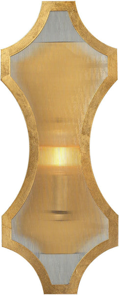 Benicia 1 Light Wall Sconce In Antique Gold Leaf