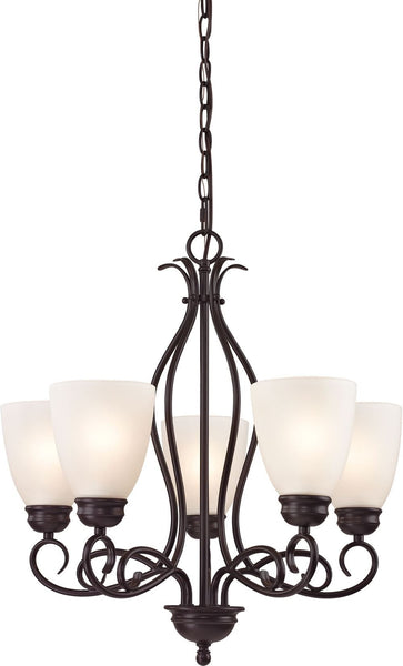 Chatham 5 Light Chandelier In Oil Rubbed Bronze