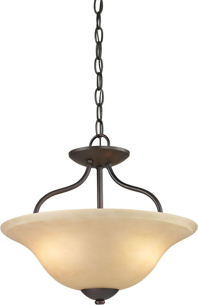 Conway 2 Light Semi-Flush In Oil Rubbed Bronze