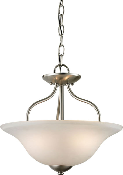 Conway 2 Light Semi-Flush In Brushed Nickel