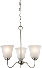 Conway 3 Light Chandelier In Brushed Nickel