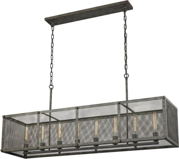 Perry 8 Light Island In Malted Rust