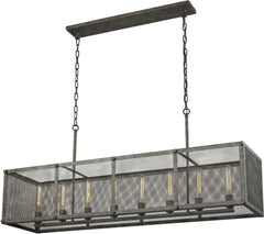 Perry 8 Light Island In Malted Rust