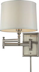 Swingarms 1 Light Swingarm Sconce In Brushed Nickel