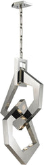 Links 8 Light Pendant In Polished Stainless Steel