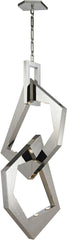 Links 12 Light Pendant In Polished Stainless Steel