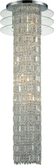 Zoey 6 Light Chandelier In Polished Chrome and Clear Crystal