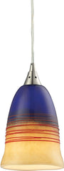 Canyon 1 Light Pendant In Satin Nickel