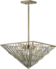 Viva Natura 6 Light Pendant In Aged Silver