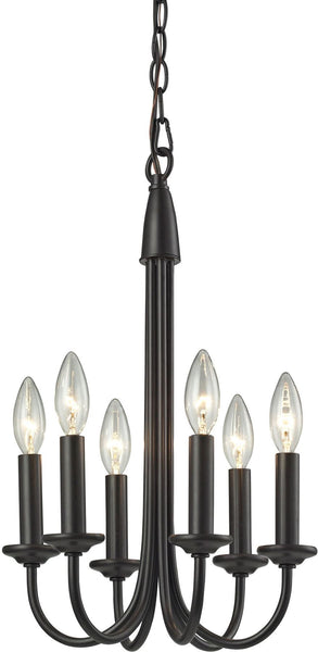 Chandette 6 Light Chandelier In Oil Rubbed Bronze