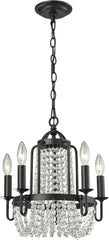 Chandette 5 Light Chandelier In Oil Rubbed Bronze