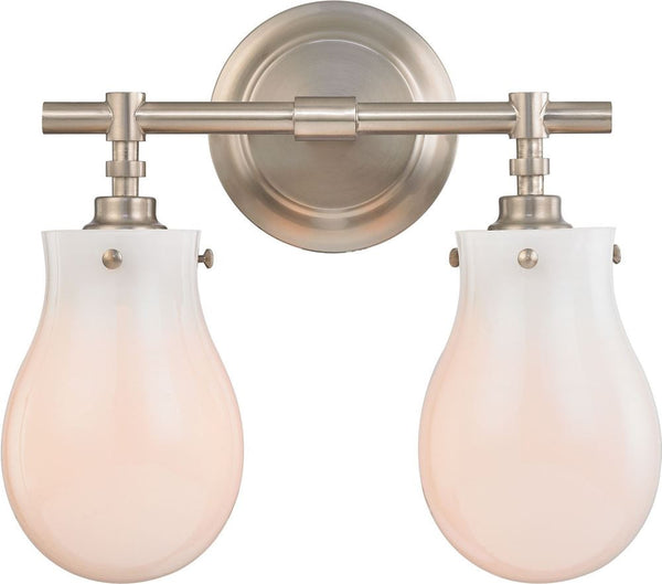 Jaelyn 2 Light Vanity In Brushed Nickel