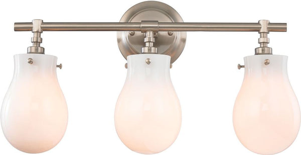 Jaelyn 3 Light Vanity In Brushed Nickel