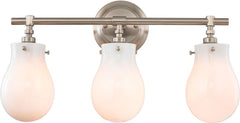 Jaelyn 3 Light Vanity In Brushed Nickel