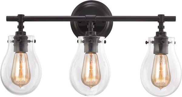 Jaelyn 3 Light Vanity In Oil Rubbed Bronze
