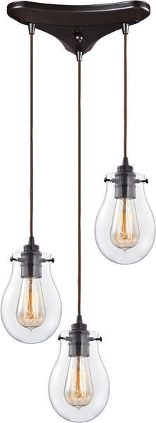 Jaelyn 3 Light Pendant In Oil Rubbed Bronze