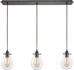 Jaelyn 3 Light Pendant In Oil Rubbed Bronze