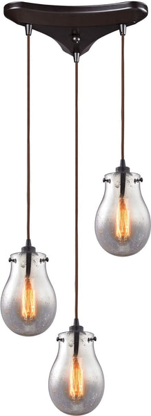 Jaelyn 3 Light Pendant In Oil Rubbed Bronze