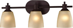 Jackson 3 Light Bath Bar In Oil Rubbed Bronze