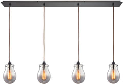 Jaelyn 4 Light Pendant In Oil Rubbed Bronze