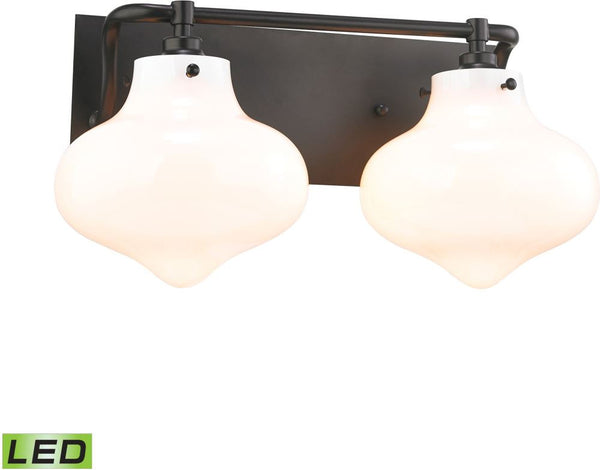 Kelsey 2 Light Led Vanity In Oil Rubbed Bronze