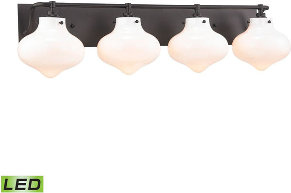 Kelsey 4 Light Led Vanity In Oil Rubbed Bronze