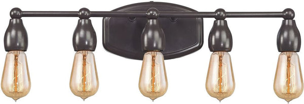 Vernon 5 Light Vanity In Oil Rubbed Bronze