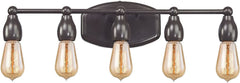 Vernon 5 Light Vanity In Oil Rubbed Bronze