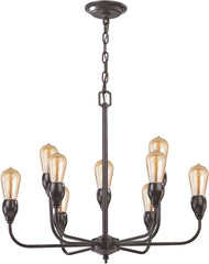 Vernon 9 Light Chandelier In Oil Rubbed Bronze