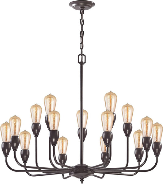 Vernon 15 Light Chandelier In Oil Rubbed Bronze