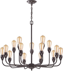 Vernon 15 Light Chandelier In Oil Rubbed Bronze