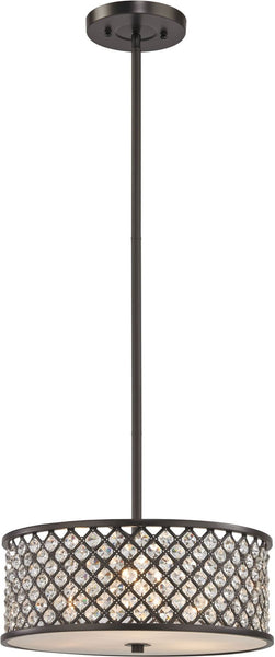 Genevieve 3 Light Chandelier In Oil Rubbed Bronze