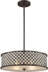 Genevieve 4 Light Chandelier In Oil Rubbed Bronze