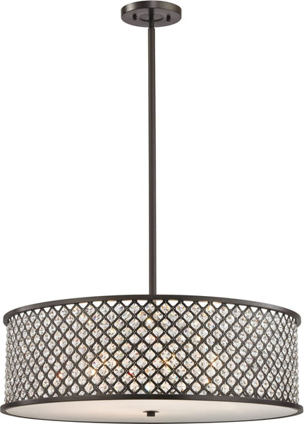 Genevieve 6 Light Chandelier In Oil Rubbed Bronze