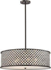 Genevieve 6 Light Chandelier In Oil Rubbed Bronze