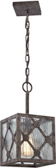 Radley 1 Light Pendant In Malted Rust