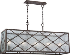Radley 5 Light Chandelier In Malted Rust