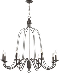 Monroe 8 Light Chandelier In Oil Rubbed Bronze