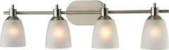 Jackson 4 Light Bath Bar In Brushed Nickel