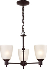 Jackson 3 Light Chandelier In Oil Rubbed Bronze